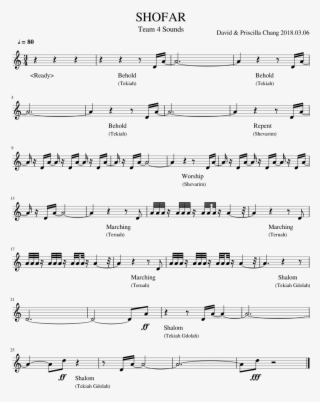 Team 4 Sounds - Sheet Music #8492614