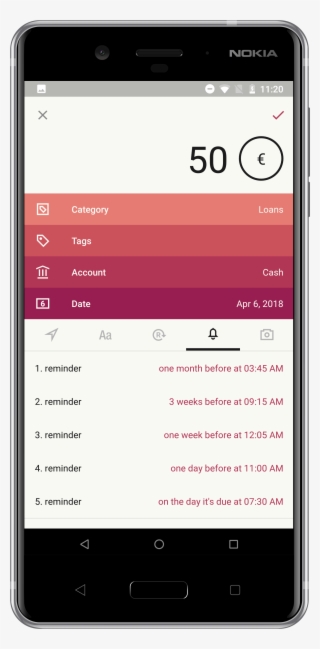 Reminder Notifications - Mobile Phone #8492703