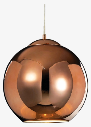 Pendente Esfera De Vidro Cobre - Ceiling Fixture #8492803