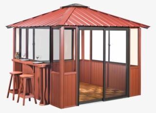 By A And B Accessories - 10 X 10 Enclosed Gazebo #8492957
