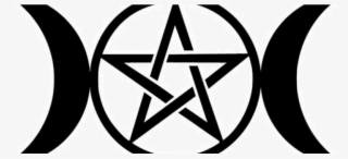 Pagan Pride - Pentagram With Crescent Moons #8493148