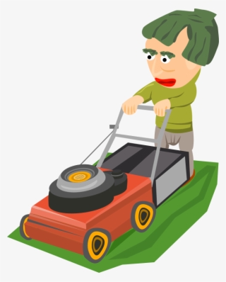 Medium Image - Mowing Lawn Png #8495386