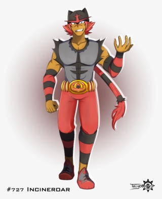 Incineroar-gijinka - Cartoon #8496710