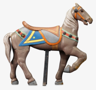 Miniature Illions Standing Carousel Horse - Sorrel #8496850