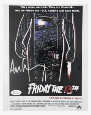 Ari Lehman Signed Friday The 13th Vertical Movie Poster - Friday The 13th 1980 Poster #8496932