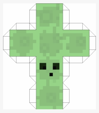 Download Minecraft Pictures To Print Out - Minecraft Papercraft Slime #8497511