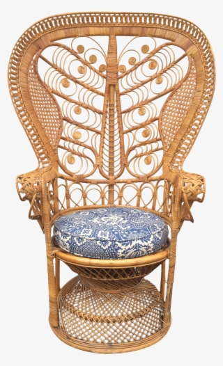 Rattan Boho Peacock Chair On Chairish #8497879