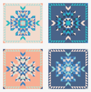 Topaz Quilt Pdf Pattern - Motif #8498707