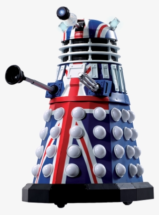 12" British Icon Dalek Collector's Edition With Light - Union Jack Dalek #8498712
