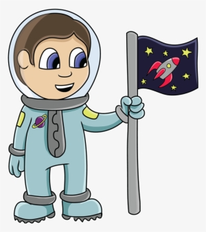 Astronaut Clipart - Życzenia Urodzinowe O Kosmosie #850077