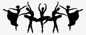 Bleed Area May Not Be Visible - Passionate Dance Ballerina Silhouettes #850103