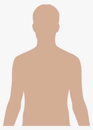 File - Man Shadow - Upper - Human Upper Body Png #850201