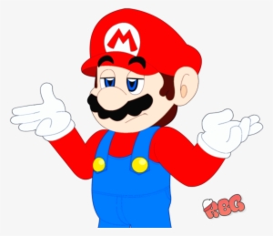 Graphic Download Shrugging Mario By Redbubbleguy On - Paper Mario Shrugging #850343