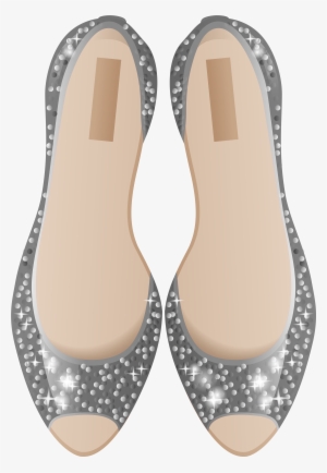 Silver Shoes Png Clip Art - Sandal #850384
