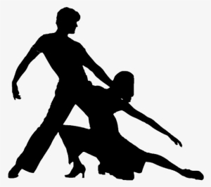 Salsa Dance Silhouette Png Image Freeuse Download - Western Dance With Name #850627