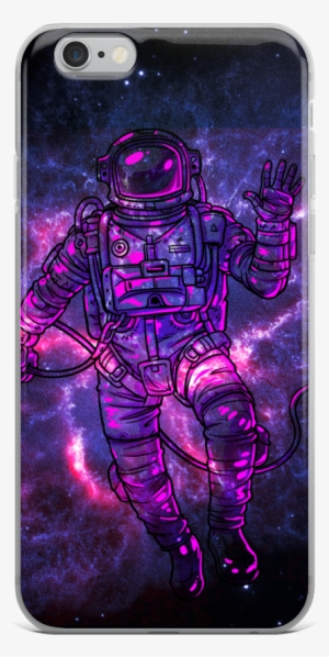 Spaceman Fade Pink Iphone Case - Iphone #850647
