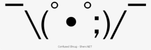 Confused Shrug Inverted - Shrug Meme Transparent #850907