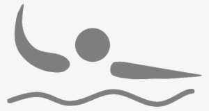 How To Set Use Dark Grey Swimmer Clipart #851303