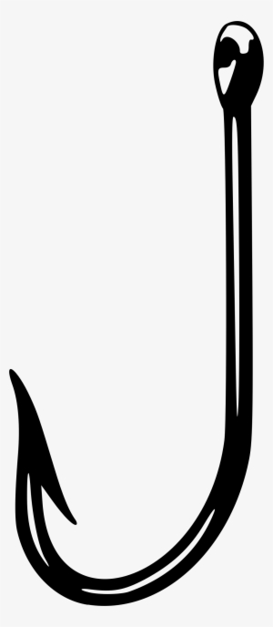 28 Collection Of Fish Hook Clipart Black And White - Clip Art Fish Hook #851359