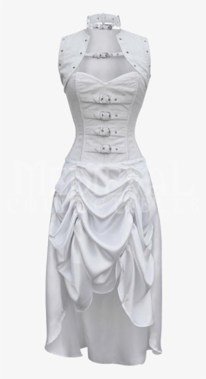 White Corset Dress #851382