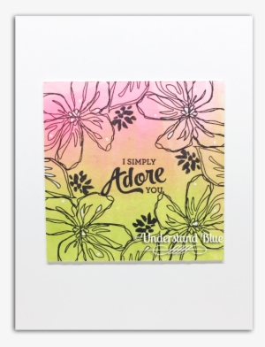 Penned & Painted Direct To Paper Sample By Understand - Hawaiian Hibiscus #851486