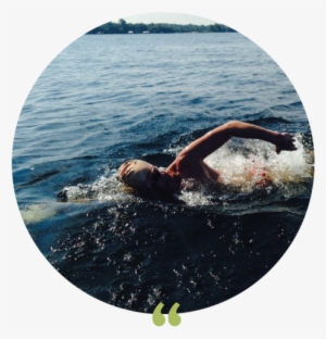 Michael Can Work Out Without Any Neck Tension - Swimming #851663