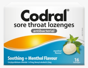 Codral Lozenge Menthol 650x510px 2d - Codral Lozenges #852152