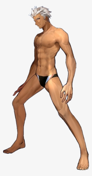 No Name's Black Swimmer - Fate Extella Archer Swimsuit #852348