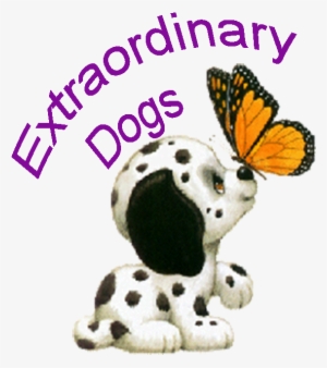Our Lifelong Friends Clipart Stock - Dalmatian Puppy With Butterfly Stationery Printer Paper #852392