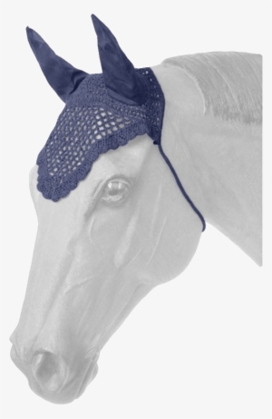 Crocheted Horse Fly Veil With Ears #852467