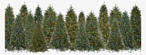 Pre-lit Led Artificial Christmas Trees Are Our Specialty - 9' Cascade Fir With Clear Led Lights #852599