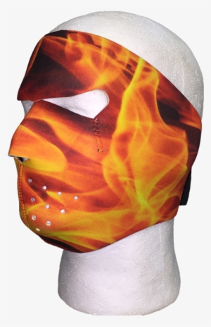Flame Inferno Face Mask - J2masks Flame Inferno Full Face Mask #852729
