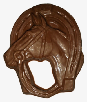 Chocolate Horse With Horseshoe - Chocolate #852778