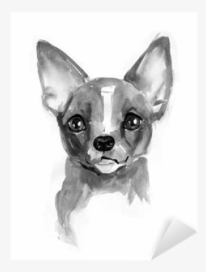 Chihuahua Dog, Cute Face, Chiwawa Puppy, Watercolor - Chihuahua #852970