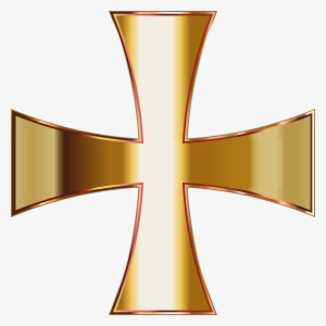 This Free Icons Png Design Of Gold Maltese Cross No #853027