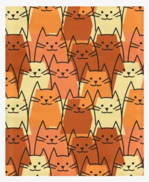 Cute Cats Duvet Cover 86"x70" - Cute Cats Tote Handbag #853143