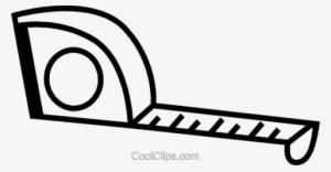 Tape Measure Royalty Free Vector Clip Art Illustration - Measuring Tape Png Clipart #853439