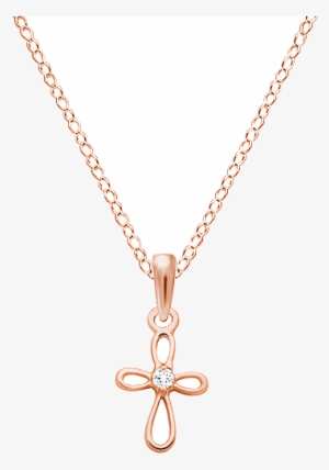 Tiny, Clear Cz Children's Necklace - Necklace #853549