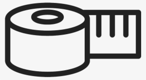 Tape Measure Outline Rubber Stamp - Rubber Stamping #853810