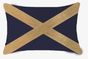 Braid Gold Cross Navy Lumber Cushion 35 X 53 Cm - Cushion #854143