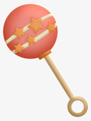 Clipart Baby, Girls Clips, Baby Clip Art, Baby Shawer, - Baby Rattle Png #854303