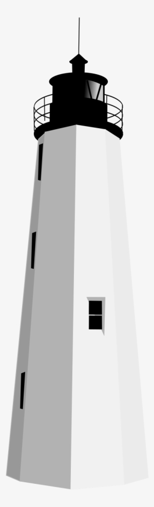 Black White Lighthouse Clipart - Lighthouse #854557