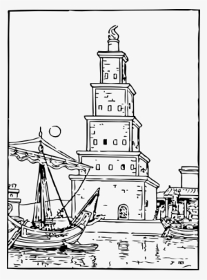 How To Set Use Ancient Lighthouse Svg Vector #854753