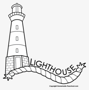 Png Library Library Images Clip Art Hatenylo Com - White And Black Lighthouse #854820