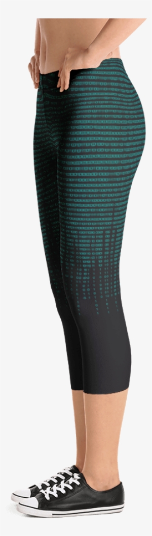 Image Of Binary Code Leggings #855252