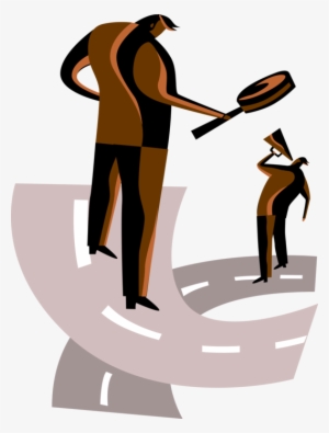 Entrepreneur Makes Bullhorn Announcement - Illustration #855421