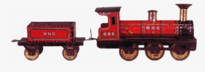 Vintage Tin Toy Train - Train Toy Png #855467