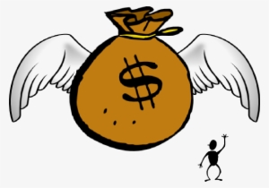 Vector Library Library Away - Cartoon Money Bag Transparent #855696