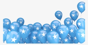 Blue Flying Balloon Png #855962