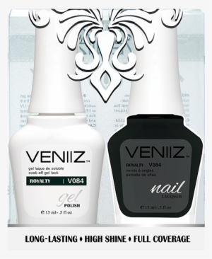 Veniiz Gel & Nail Polish 15ml Matchmaker Set - Veniiz Match Uv Gel Polish V080 Claret Shimmer #856287
